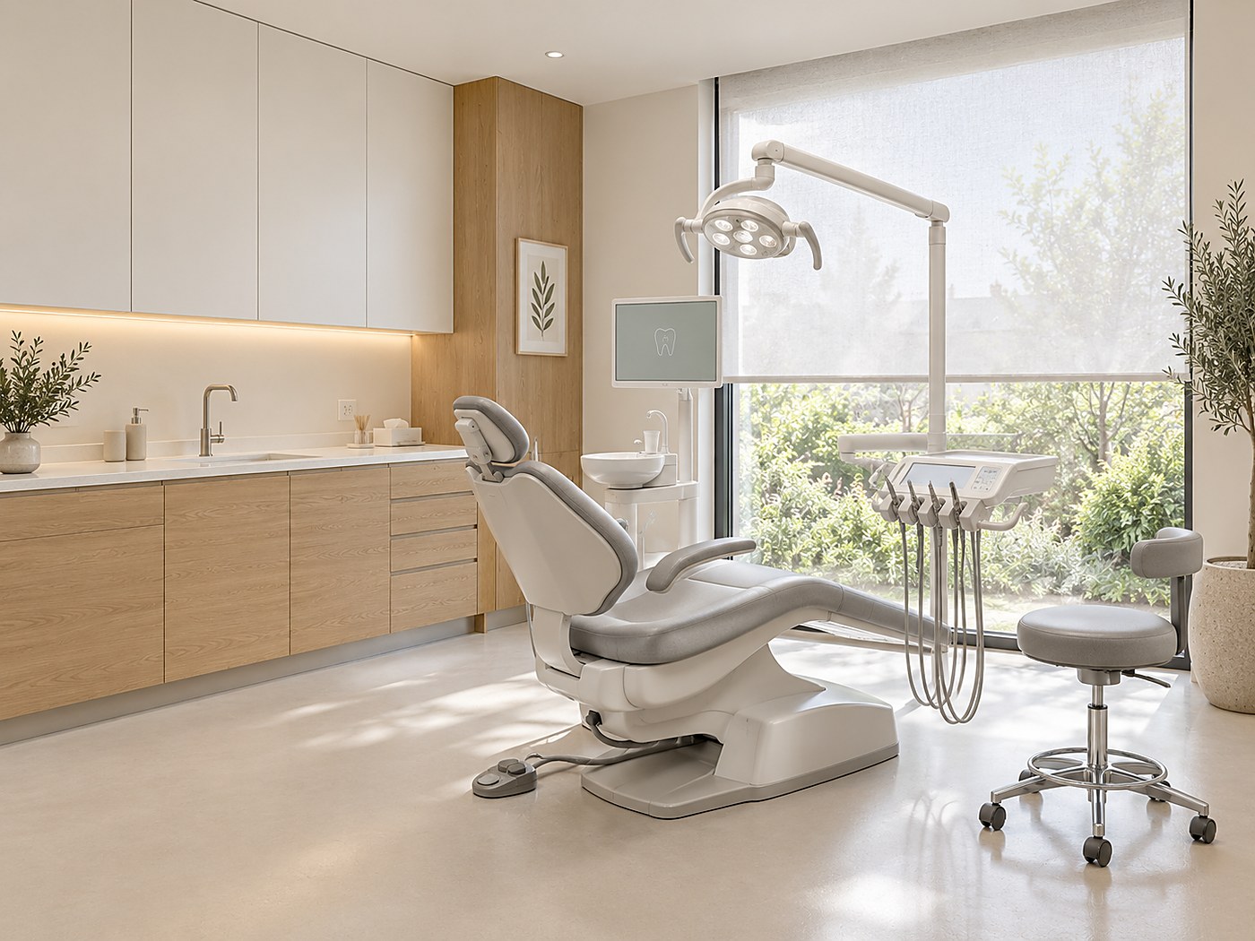 Studio odontoiatrico con arredo su misura
