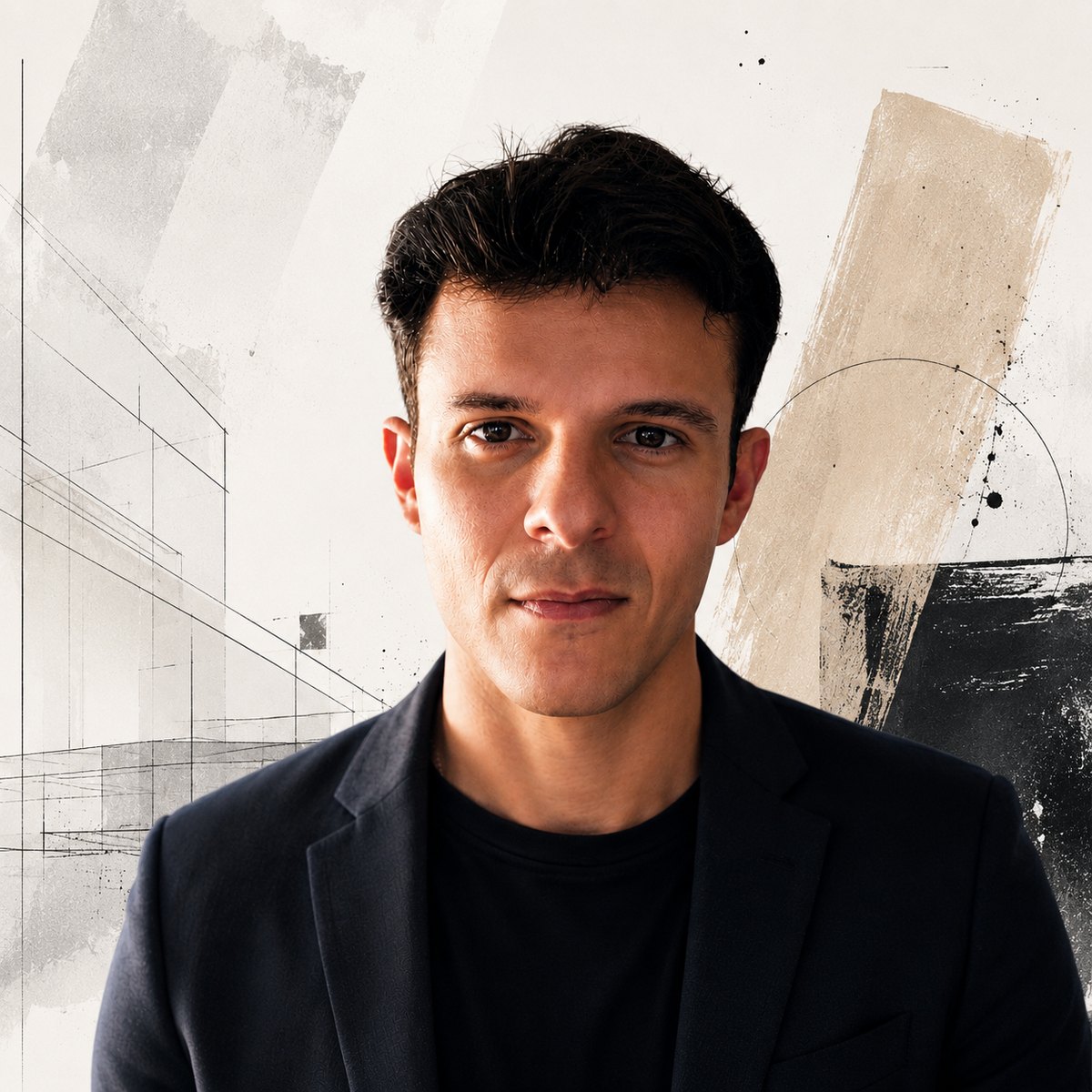 Ritratto dell'architetto Edoardo Rapiti
